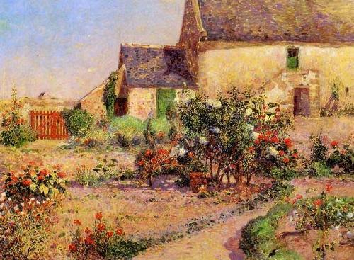 unknow artist The Garden at Kervaudu China oil painting art